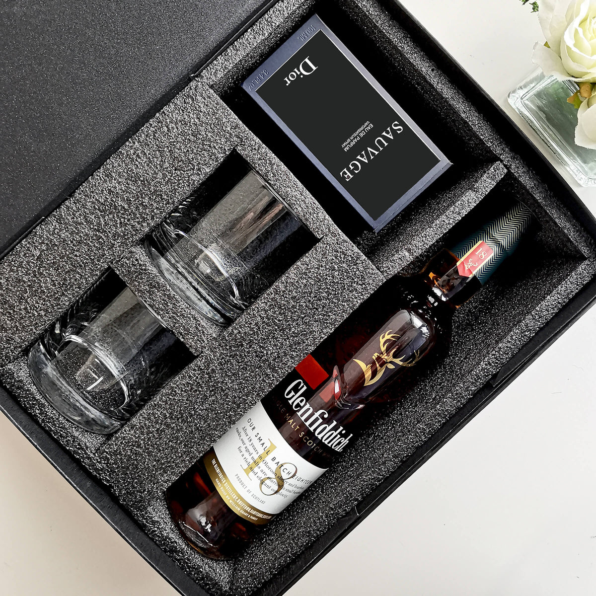 Quick Gifts |Gift for him ,glenfiddich whisky gift box