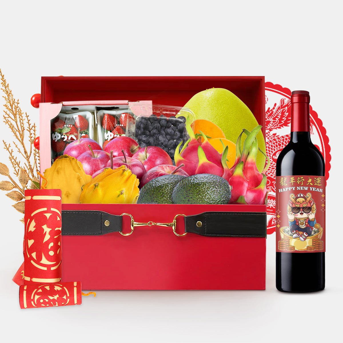 2024 Chinese New Year|Customized Fruit Hamper,business gifts