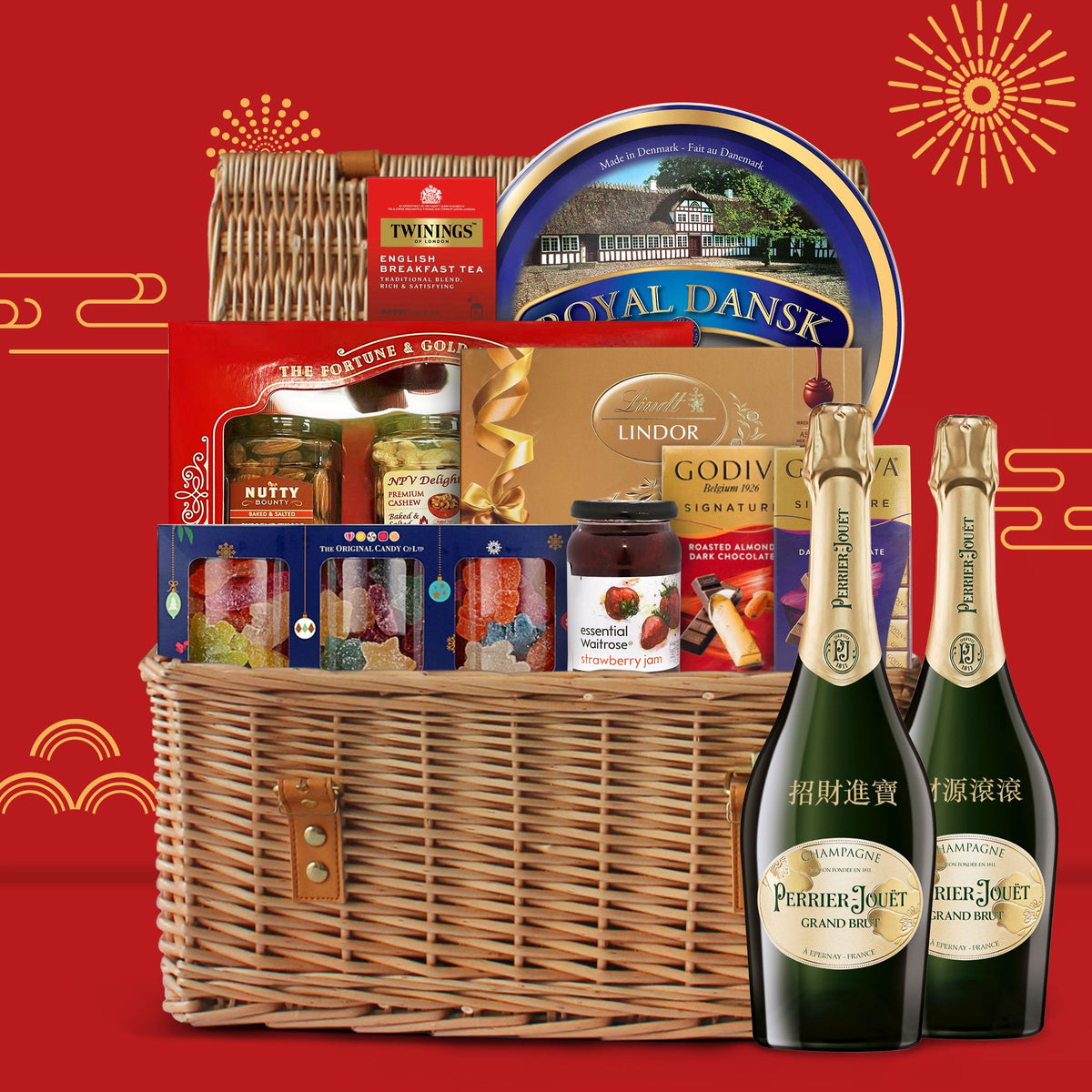 2023Chinese New Year Hamper | New Year's Champagne Fruit Basket