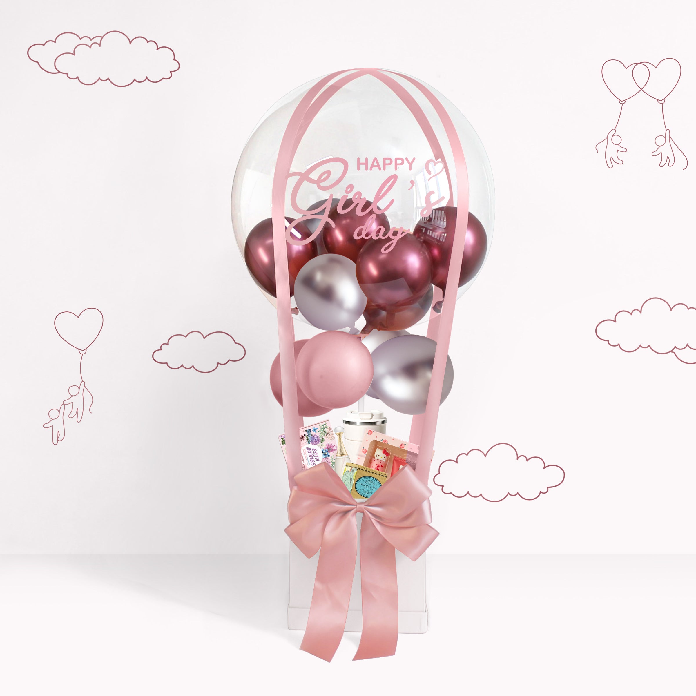 Queen's day Hamper| perfume queen balloon gift